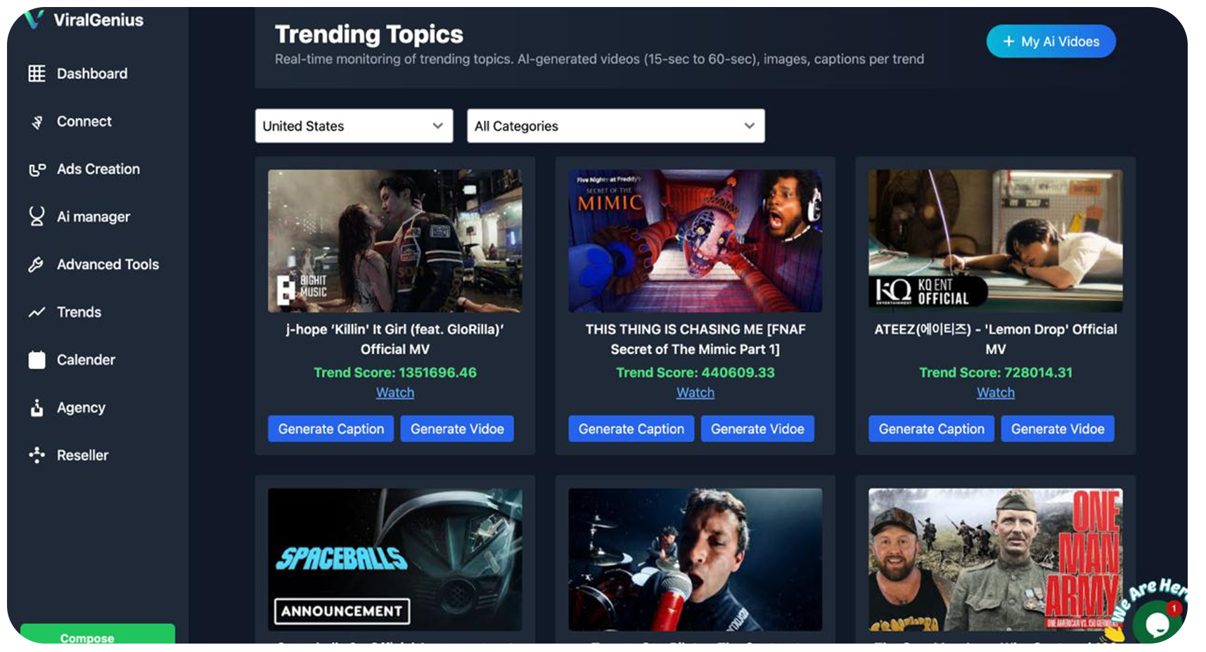 ViralGenius Terminal